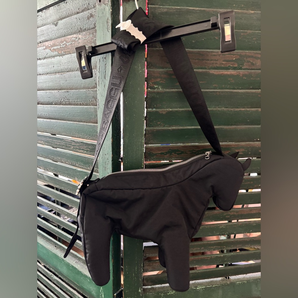 Baggu x Collina Strada Horse bag in Black NWT